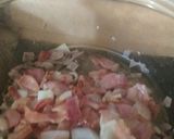 A picture of step 4 of Carne en su jugo Jalisco-style (my version).