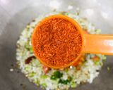 A picture of step 14 of Besan ke gatte.