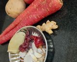 गाजर अदरक सूप (Gajar Adrak Soup ki recipe in hindi) रेसिपी चरण 1 फोटो