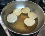A picture of step 2 of Street style Pani Puri.