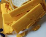 A picture of step 1 of Grilled Ham and Cheese on White Bread.
