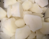 Foto del paso 1 de la receta: Bocaditos de bacalao y patata (al horno)