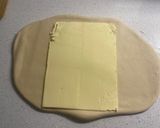 A picture of step 10 of Fluffy puff pastry butter loaf (with butter glaze).