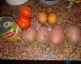 Foto del paso 1 de la receta: ENSALADA DE PAPA, CHOCLO, HUEVOS Y TOMATE