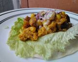 Foto del paso 8 de la receta: Wrap🌯🍆 de salteado de coliflor, berenjena y maíz🌽 tierno🥙🌯