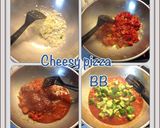 Foto langkah ke 4 dari resep Pizza dengan stuffed crust.