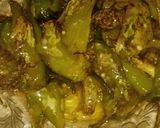 A picture of step 3 of Khatti Mirchi.