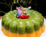 Foto langkah ke 10 dari resep Puding Lumut Labu Kuning.