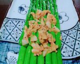 Hình bước làm 2 của món Măng tây xào tỏi