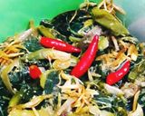 Foto langkah ke 10 dari resep Buntil Daun Pepaya Teri Medan Tanpa Pahit.