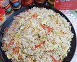A picture of step 8 of Fried Rice 🌾🌾.