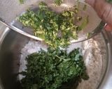 A picture of step 1 of Methi Bajri Mini Pudla.