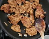 A picture of step 6 of Seasoned Seitan (Steamed + Stir fried).