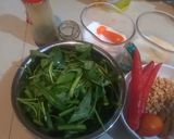 Foto langkah ke 1 dari resep Kangkung hebi terasi vegetarian.