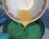 Foto langkah ke 2 dari resep Puding Lumut Santan Pandan Coklat.