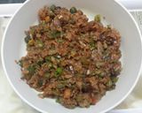 A picture of step 2 of Soya and Mixed Veg Momo.