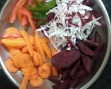 વેજીટેબલ સલાડ(Salad recipe in Gujarati) રેસીપી સ્ટેપ1ફોટો