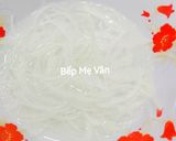 Hình bước làm 2 của món Gỏi gà hoa chuối(bắp chuối)
