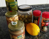 Foto del paso 1 de la receta: Hummus de aceitunas verdes