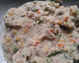 A picture of step 4 of Suji Upma.