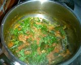 A picture of step 5 of Bhindi 2 pyaza.
