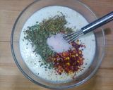 A picture of step 4 of Apple Walnut Coleslaw.