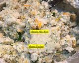 A picture of step 4 of Masala Akki Roti.....South Special.