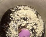 A picture of step 2 of No bake Cocoa powder and oats cookies.