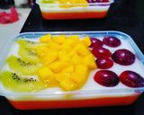 Foto langkah ke 3 dari resep Puding buah mangga susu.
