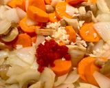A picture of step 4 of Coq Au Vin.
