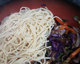 Foto del paso 8 de la receta: Fideos con salteado de vegetales