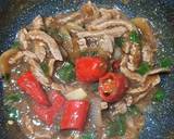 Beef Saos Lada Hitam, Diet Version langkah memasak 2 foto