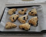 A picture of step 10 of Blueberry and White Chocolate Scones.
