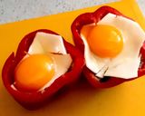Foto del paso 3 de la receta: ¡Pimientos rellenos con atún, huevo y queso!