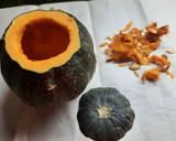 Foto del paso 1 de la receta: Arroz dulce con pasas en calabaza (receta árabe)