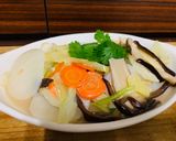 蔬菜香菇年糕的食譜步驟5照片