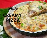 A picture of step 7 of White creamy Pizza | Bechamel Sauce.