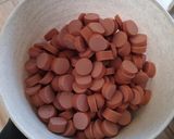 Virslis-babos tészta (Csóró tészta) recept fázis 1 fotója