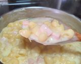 Foto del paso 2 de la receta: Mac&cheese con taquitos de jamón ahumado