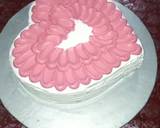 Heart shape cake with cocktail filling recipe step 9 photo