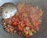 รูปขั้นตอนการทำที่ 5 ของ น้ำพริกอ่อง (สูตรไม่ใส่พริกน้ำเงี้ยว)
