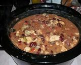 A picture of step 2 of Chicken Chili .
