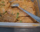 A picture of step 2 of Five ingredients Quick Fish tikka.