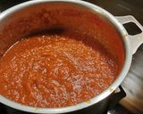 Une image de l'étape 2 de Galettes végan et coulis de tomates.