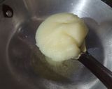 A picture of step 1 of Panchdhari ladoos.