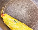 A picture of step 9 of Cheese, Imitation Crab, and Shiso Tamagoyaki (Japanese Rolled Omelet) – My All-Time Favorite.