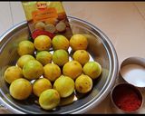 नींबू का चुंदा (Nimbu ka chunda recipe in Hindi) रेसिपी चरण 1 फोटो