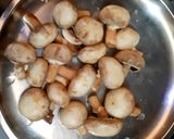 A picture of step 1 of Mushroom tikka masala, tawa roti, salad.