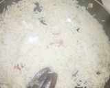 A picture of step 8 of Tender coconut and pomegranate cheesy pulao.