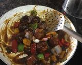A picture of step 3 of Chicken Manchurian.